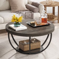 Round Coffee Table, Wooden