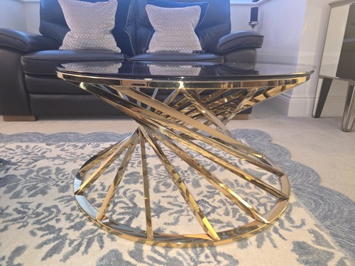 Pedestal 80cm round coffee - round,