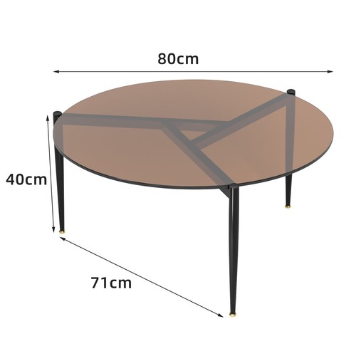 Inch round coffee table - round,