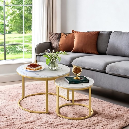 Nesting coffee tables set - nesting,