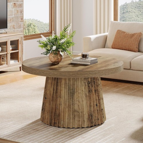Round coffee table - coffee, 31.5
