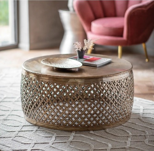 Hammered metal moroccan - hammered,