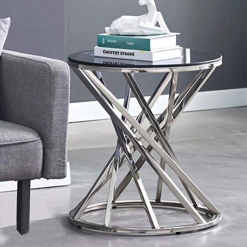 Round coffee table and side - round,