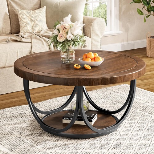 Tier round coffee - 2-tier, table
