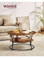 Round Coffee Table, Industrial