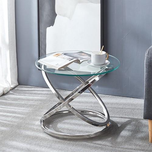 52cm round glass - 52cm,
