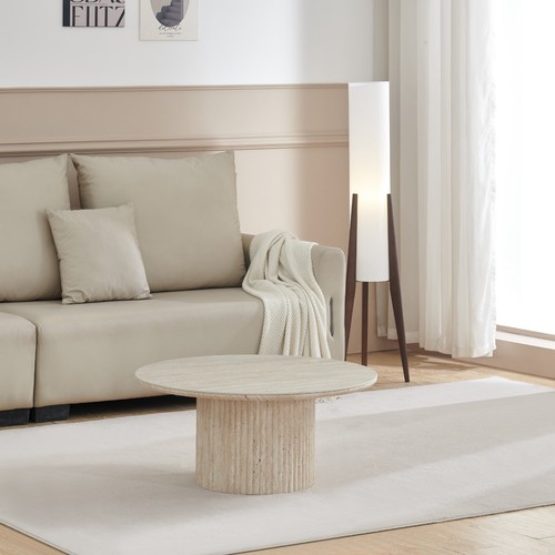 Coffee table set - coffee, round
