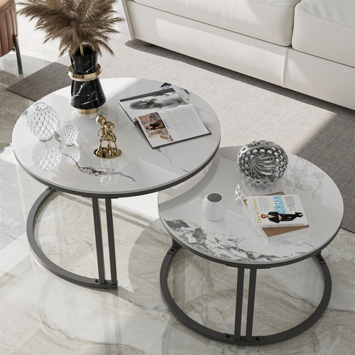 Round nesting coffee - round, set